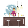 bartender illustrations