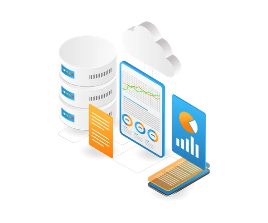 Base de données d'analyse des performances du serveur de données  Illustration
