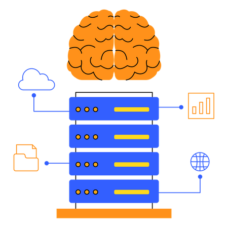 Base de données d'intelligence artificielle  Illustration