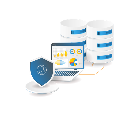 Gestion de l'analyse des données de sécurité des bases de données  Illustration