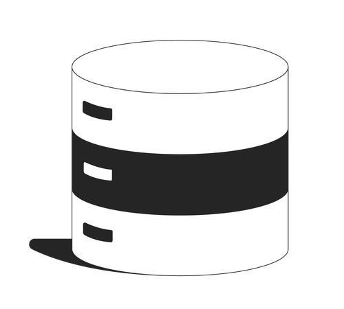 Stockage de données de base de données  Illustration