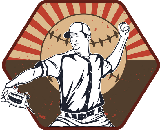 Baseball League Championship  Illustration