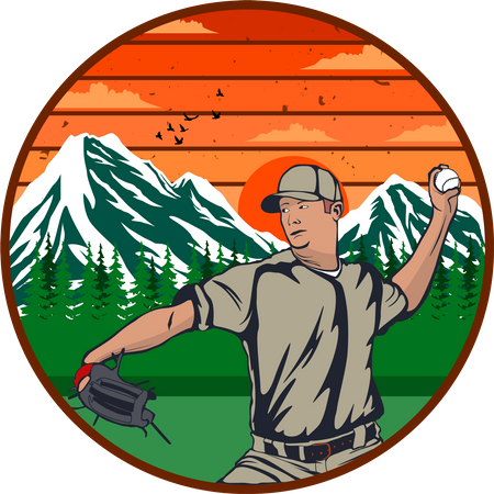 Baseball Play Anywhere  Illustration