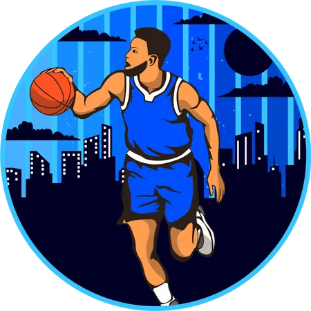 Basketball City  Illustration