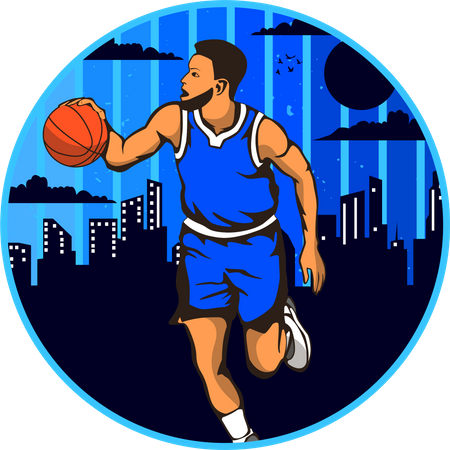 Basketball City  Illustration