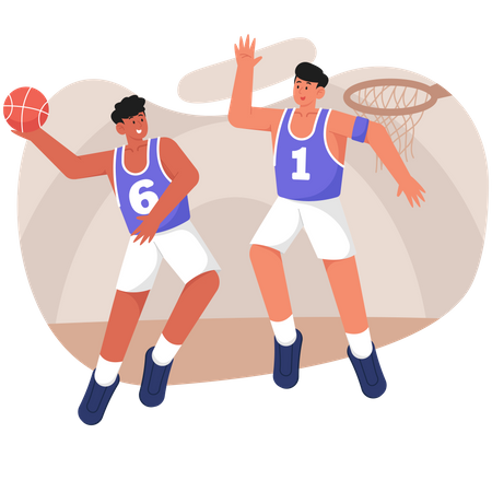 Basketball Club  Illustration