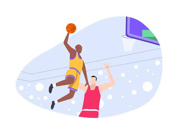 Basketball competition  Illustration