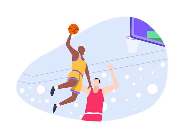 Basketball competition  Illustration