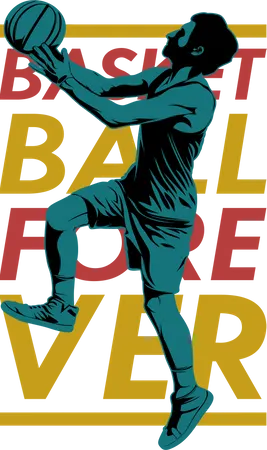 Basketball Forever  Illustration