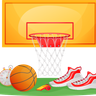 illustrations for basketball equipment