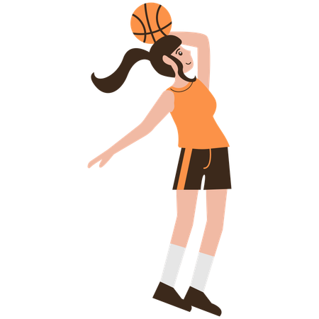 Basketball player  Illustration