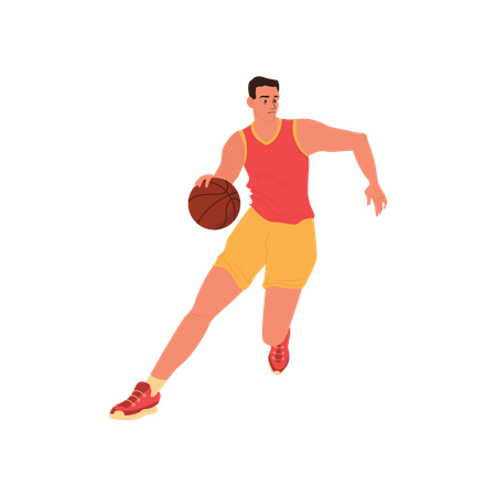 Basketball player Illustration