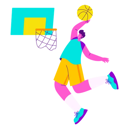 Basketball Player  イラスト
