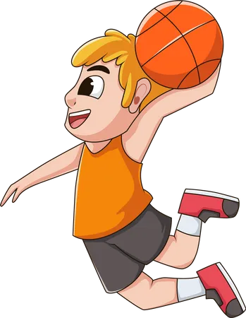 Basketball Player  Illustration