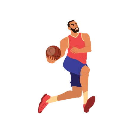 Basketball player  Illustration