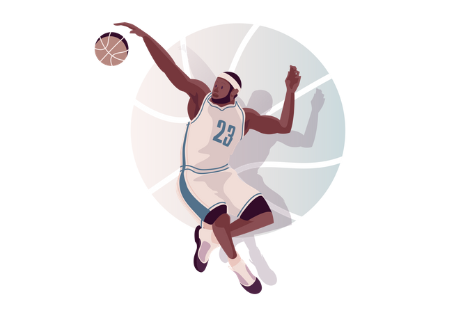 Basketball player  Illustration