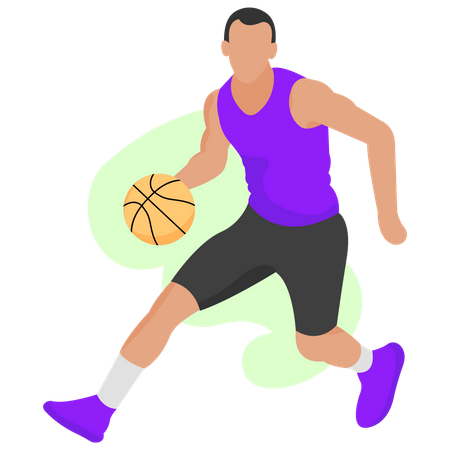 Basketball player  Illustration