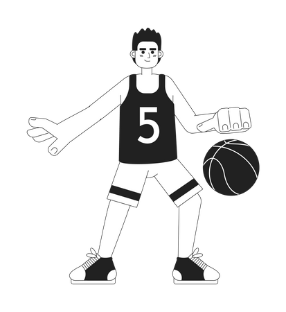 Basketball player  Illustration