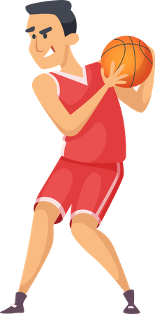 Basketball Player  Illustration