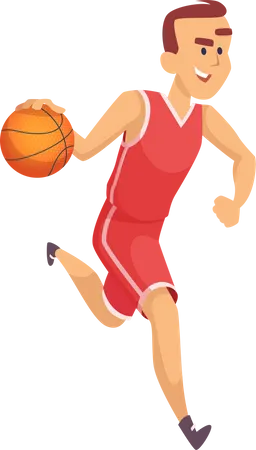 Basketball Player  Illustration