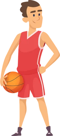 Basketball Player  Illustration