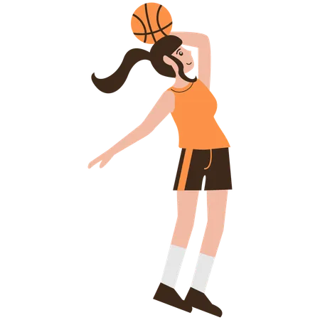 Basketball player  Illustration