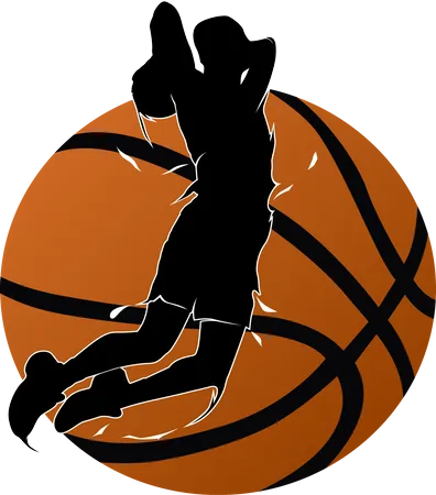 Basketball Player  Illustration