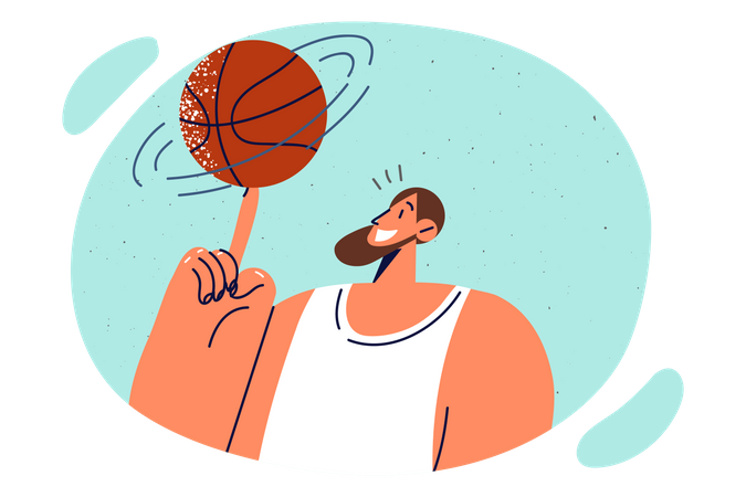Basketball player  Illustration