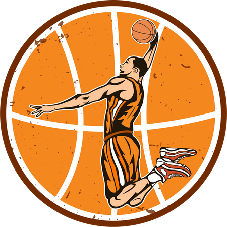Basketball Sport Legend  Illustration