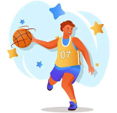 Basketballist Illustration