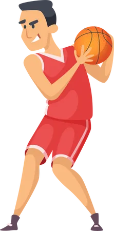 Basketball-Spieler  Illustration