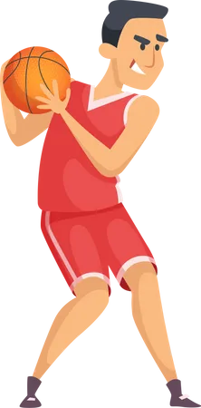 Basketball-Spieler  Illustration