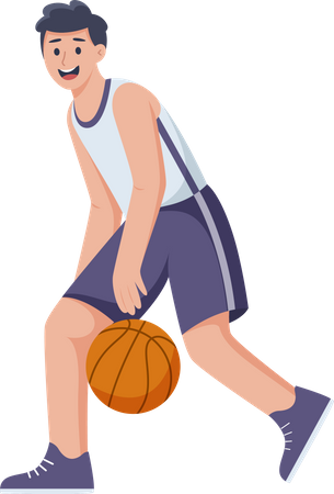 Basketball-Spieler  Illustration