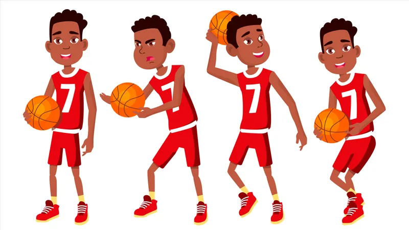 Basketballspieler  Illustration