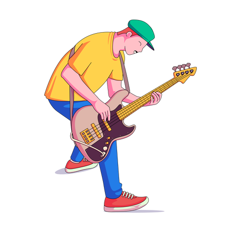 Bassist  Illustration