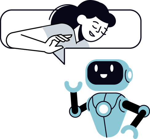 Conversar com ai  Ilustração