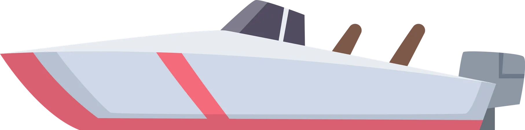 Bateau rapide  Illustration