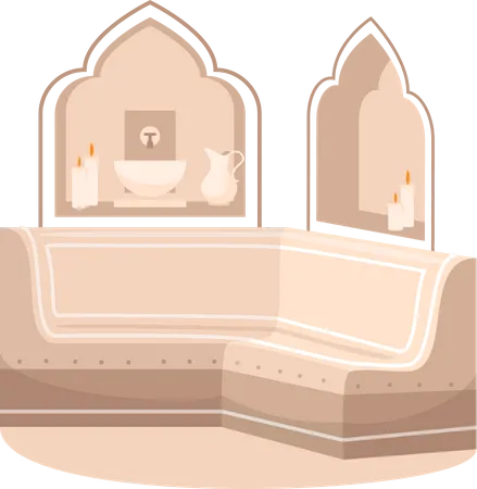 Bathhouse Illustration