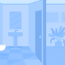 portable toilet illustration free download