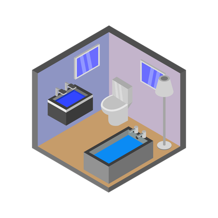 Bathroom  Illustration