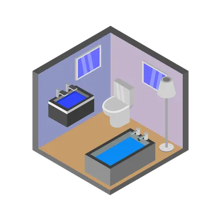 Bathroom  Illustration