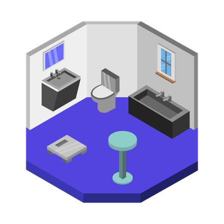 Bathroom  Illustration
