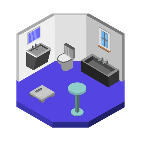 Bathroom  Illustration