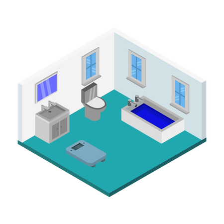 Bathroom  Illustration