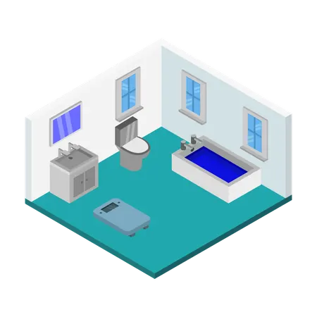 Bathroom  Illustration