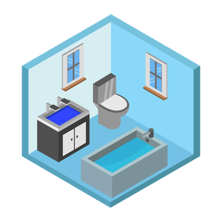 Bathroom  Illustration