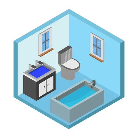 Bathroom  Illustration