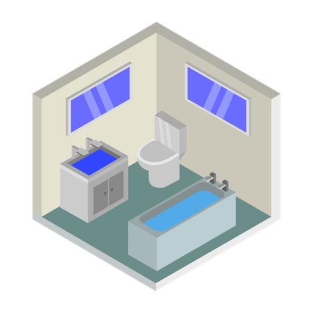 Bathroom  Illustration