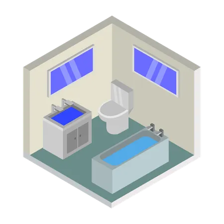 Bathroom  Illustration