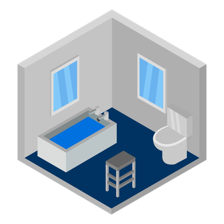 Bathroom  Illustration